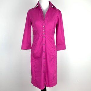 Express design studio dress sz 4 hot pink pencil